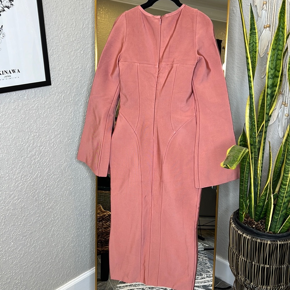 HOUSE OF CB 'Body' Rose Bandage Midi Dress NWOT - Picture 8 of 10